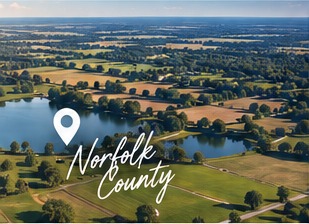 Aerial view of Norfolk County